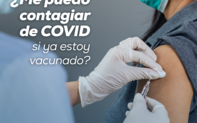 ¿Me puedo contagiar de COVID si ya estoy vacunado?